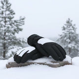 Waterproof, Windproof & Slip-Resistant Winter Gloves L, Touchscreen Compatible