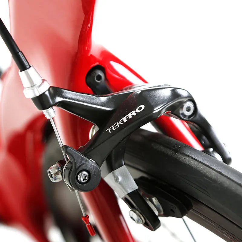 Light Weight 700C Carbon Fiber SORA 18 Speed Road Bike Bicycle With Rim Brake