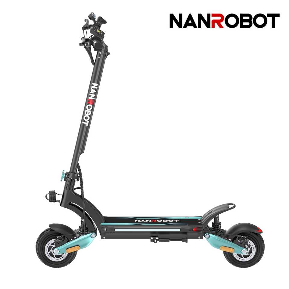 For NANROBOT LIGHTNING PRO 1600W Power Chopper Citycoco Scooter 8 Inch Fat Tire 50km/h Max Speed 200kg Load Capacity for Off-Roa