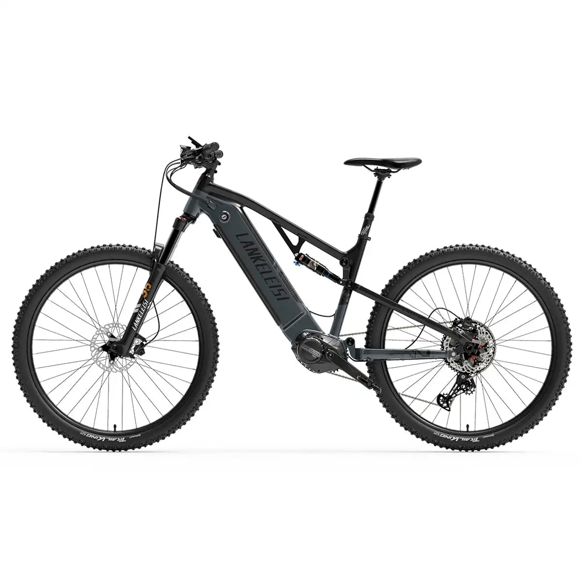 LANKELEISI GT800 48V 12-Speed Electric Mountain Bike with down Tube Lithium Battery and Aluminum Alloy Frame New Arrival