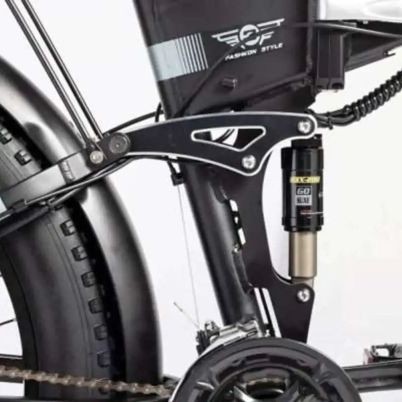 RIDSTAR H26 Pro 26 Fat Tire Electric Foldable Bike with 1000W Motor and 48V 23Ah Lithium Battery Power Supply
