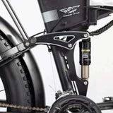 RIDSTAR H26 Pro 26 Fat Tire Electric Foldable Bike with 1000W Motor and 48V 23Ah Lithium Battery Power Supply