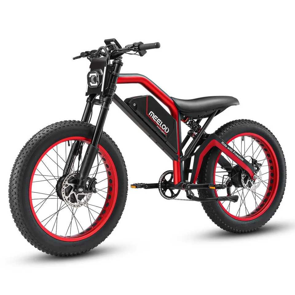 MEELOD XT600DL Electric Mountain Bike Dual 1200W for Peak Power Motor 6061 Aluminum Frame
