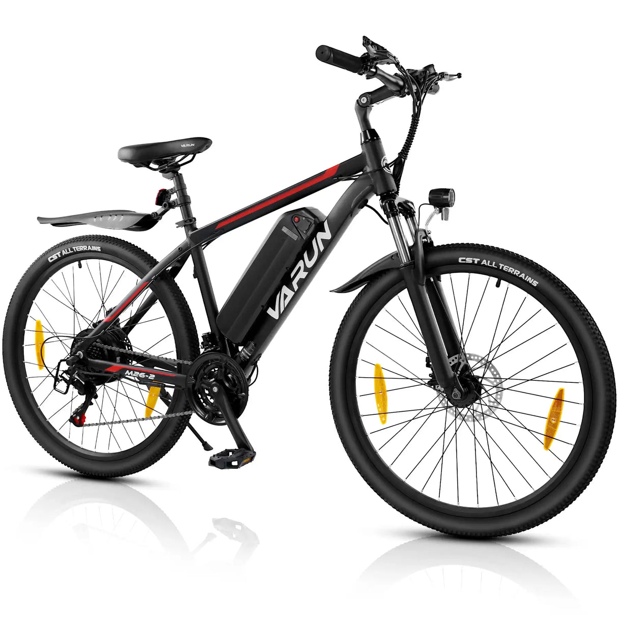 VARUN M26-2 Electric Bicycle with 48V 48Ah Lithium Battery Aluminum Frame Dual Rear Hub Motor Disc Brake Shimano Derailleur