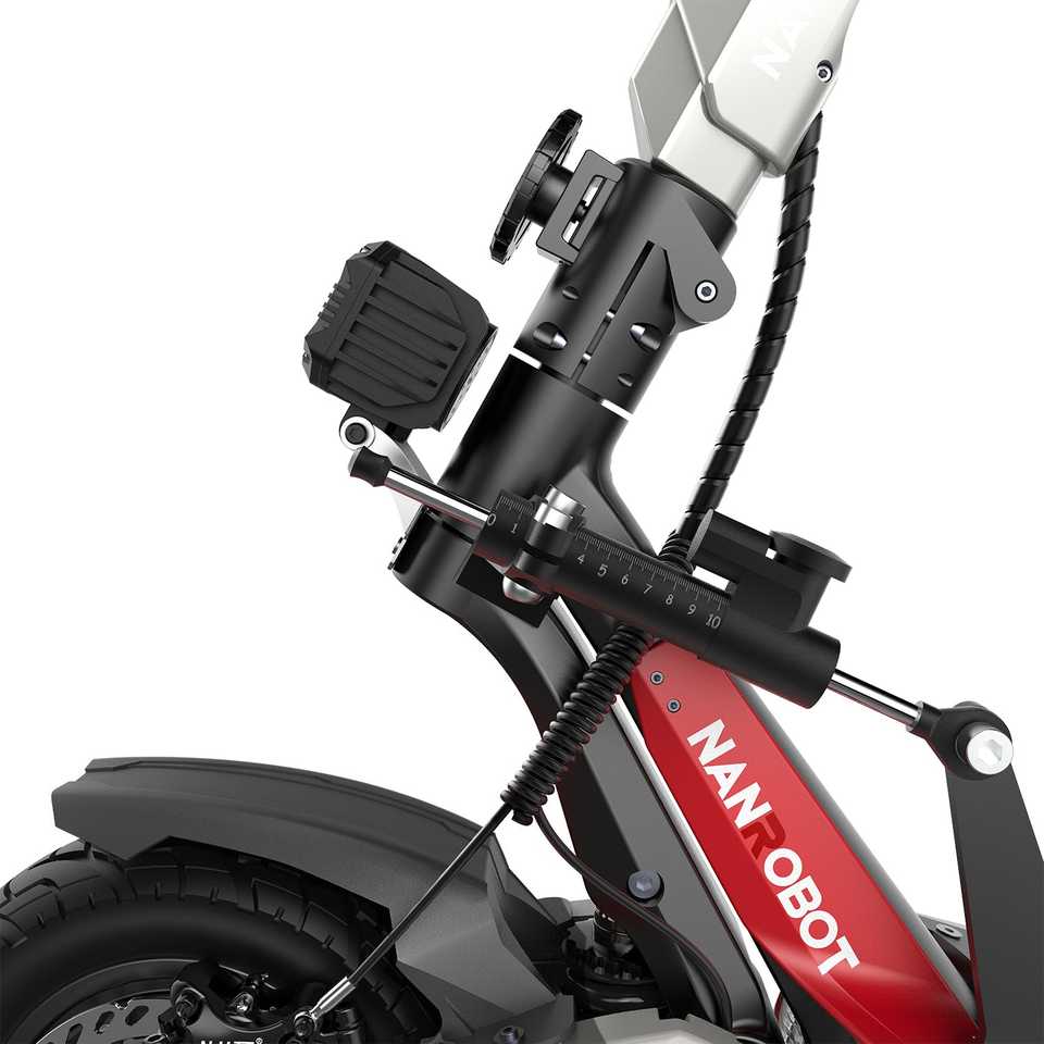 For NANROBOT N6 72V Electric Two-Wheel Scooter 1000W Motor Power 10 Inch Tire Size 45km/h Max Speed 60km Range per Charge 150kg