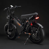 PURE UNICORN U5 Electric Dirt Bike 1000W Sportbike with Lithium Battery Fat Tire Moped Electric Motorcycles