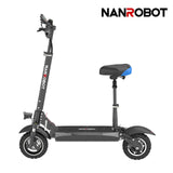 For NANROBOT T1 Two-Wheel Electric Scooter 10 Inch Tire 1000W Motor Power Dual Suspension 60km Range per Charge 45km/h Max 150kg