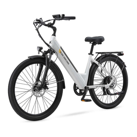 PURE UNICORN U2 750W Step-Through E-Bike 60km Range 26 Inch Wheel Size Central Motor Rear Hub Motor Integrated Battery 1000W