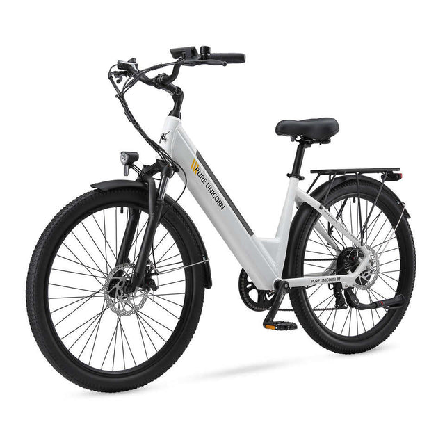 PURE UNICORN U2 750W Step-Through E-Bike 60km Range 26 Inch Wheel Size Central Motor Rear Hub Motor Integrated Battery 1000W