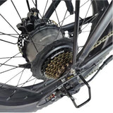 SMLRO M5 Fat-tire Folding Mountain Adult Electric Bike  with Front Basket