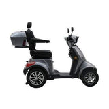 DOTMALL 1000W 25km/h E-Quad 60V30AH Elektromobil Seniorenmobil Handicapped Scooter Mobility Battery Black 150kg Load