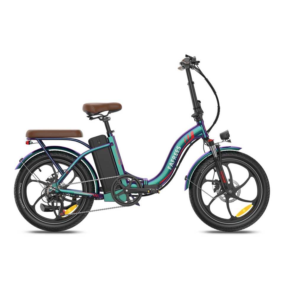 Fafrees F20+ Pro Electric Folding Bike 250W Motor Power 15ah Integrated Lithium Battery 7 Speed 20inch Aluminum Alloy Frame 48v