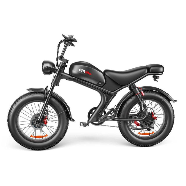 Emoko C93 2000W Dual Motor 23Ah Battery Adult Electric Road Bike with Full Suspension Hydraulic Brakes Fat Tire Fat Tire E-Bike