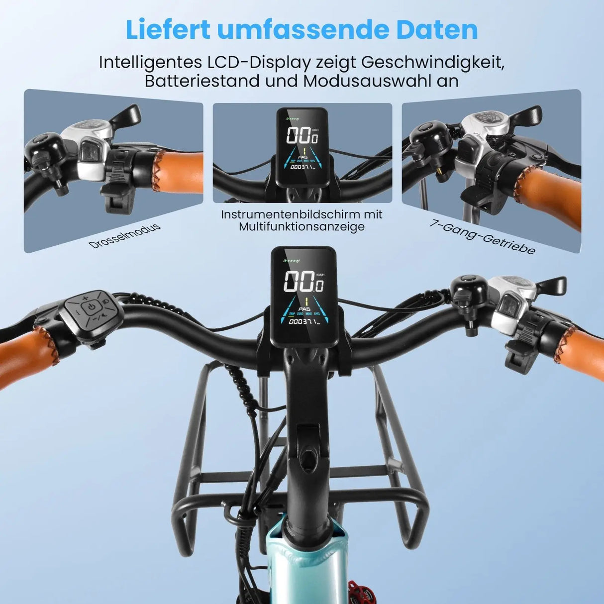 KAISDA K601 E-Bike , 36V/16Ah Elektrofahrrad klapprad E-Bike 26 * 2.5 Reifen