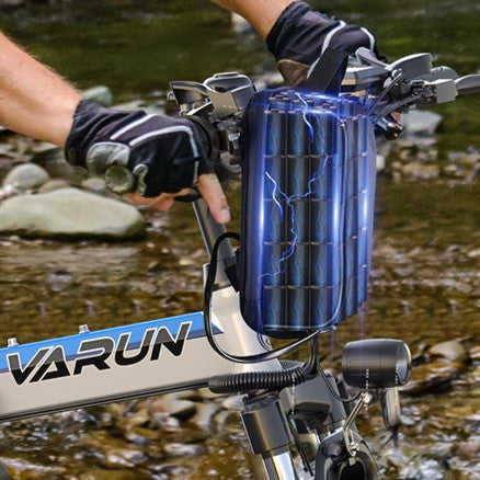 VA-M26 Front Bag Battery Pack for E-Bikes 36V Lithium-Ion 17Ah 20A BMS 2A Charger