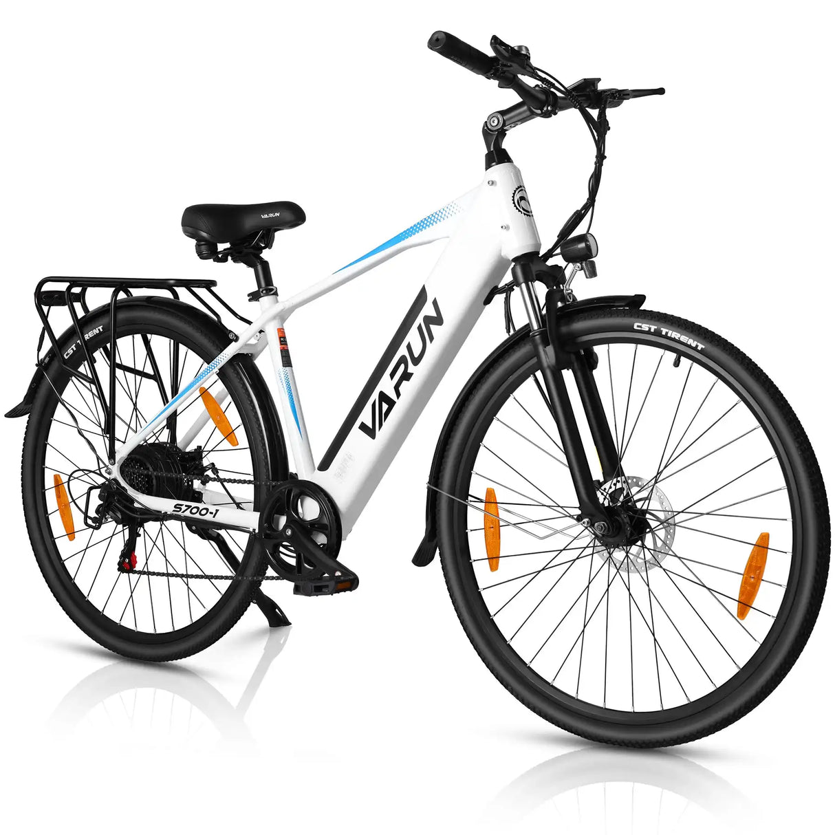 VARUN S700 Pedal-Assisted Electric City Bike with Rear Hub Motor Integrated Lithium Battery Smart Controller Long Range (60km)