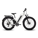 HAOQI White Leopard Pro Step Thru Electric Bike (UL Certified)
