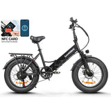 LOTDM200-II 750W Step-through Folding Bike