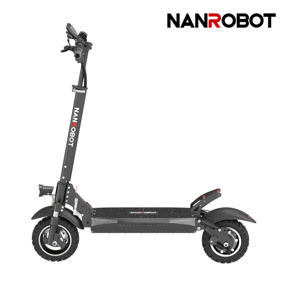 For NANROBOT T1 Two-Wheel Electric Scooter 10 Inch Tire 1000W Motor Power Dual Suspension 60km Range per Charge 45km/h Max 150kg
