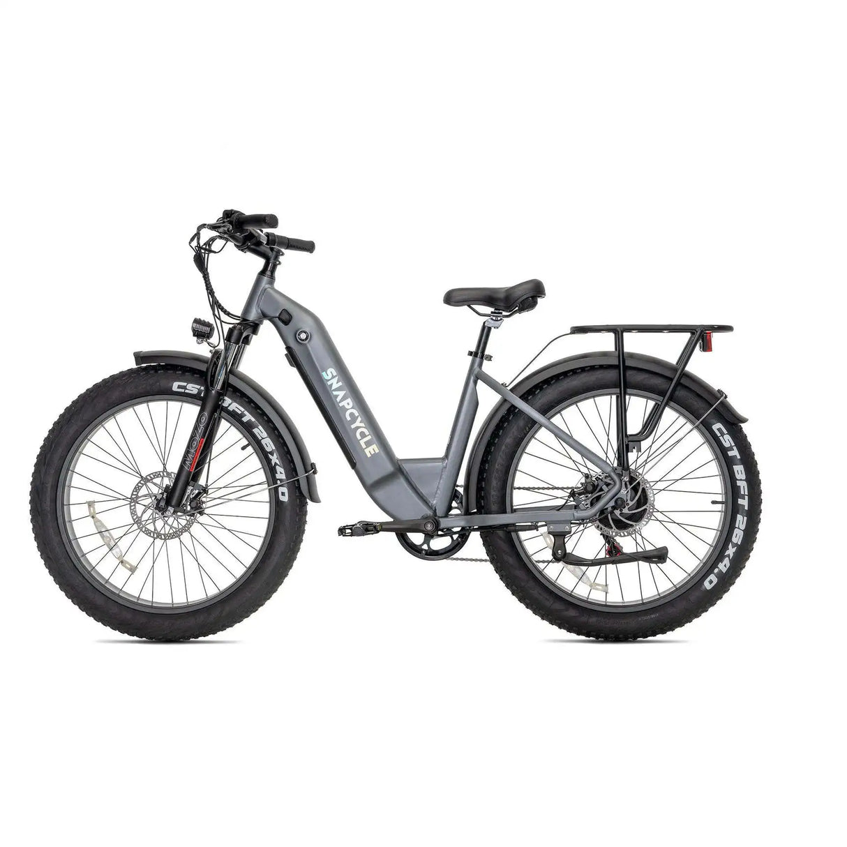 Snapcycle R1 Step-Thru Electric Mountain Bike Comfortable and Convenient