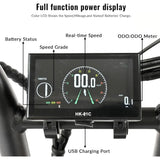 BAOLUJIE PLJ2033 Electric Bike with 20 Fat Tire 1500W/2000W Dual Motors 48V 30Ah Integrated Battery 60km Range