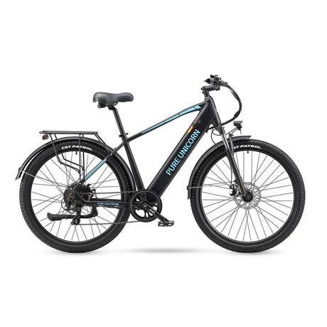 PURE UNICORN U3 All-Terrain E-Bike with 750W Rear Hub Motor 48V 60km Range Integrated Battery Aluminum Frame