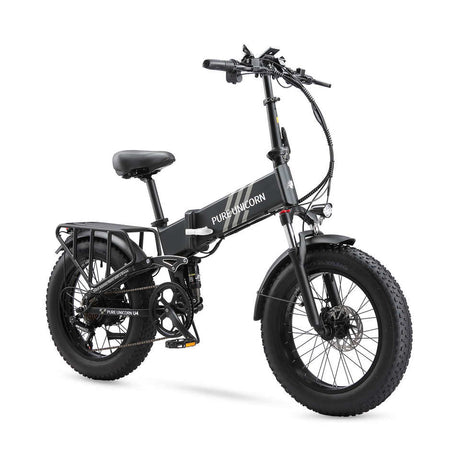 PURE UNICORN U4 1000W Fat Tire Electric Mountain Bike 48V Lithium Battery 750W Motor 60 km Range Aluminum Frame Rear Hub Motor
