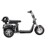 DOTMALL EHoodax 05WQ Electric Tricycles 18 Inch Fat Electric Scooter 2000W Motor 150KG Max Load 20000mAh Battery Black