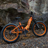 Trax 24\" Step-through All Terrain Air Shock Electric Mountain Bike with Air Suspension for Off-Road Adventures