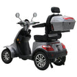 DOTMALL 1000W 25km/h E-Quad 60V30AH Elektromobil Seniorenmobil Handicapped Scooter Mobility Battery Black 150kg Load