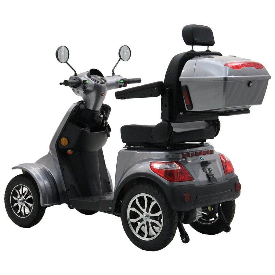 DOTMALL 1000W 25km/h E-Quad 60V30AH Elektromobil Seniorenmobil Handicapped Scooter Mobility Battery Black 150kg Load
