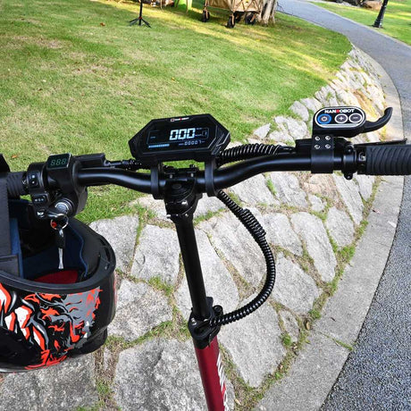 For D4+MAX Electric Kick Scooter 1200W Power Long Range Dual Motor 10 Inch Tire 80km Range Per 65km/h 120kg Capacity