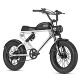 MEELOD DK300 PLUS 1200W Motor Electric Scooter 50-100 Miles Range Black & White