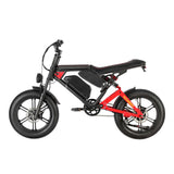 Nexusrider ThunderStrike Dual Motor Super Power Ebike Black Red 2000W 48V 22.4Ah