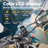 RANDRIDE DM711 Electric Motorcycle Dual Motor Drive 1000W*2 Peak Power for City Commuting