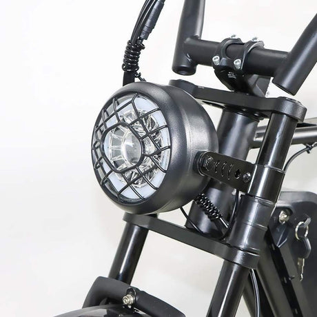 HOTTECH 48V 250W Electric Mountainbike with 20 Fat Bike B66 Steel Frame 15Ah Battery 7-Speed Tektro Disc Brakes Full Suspension