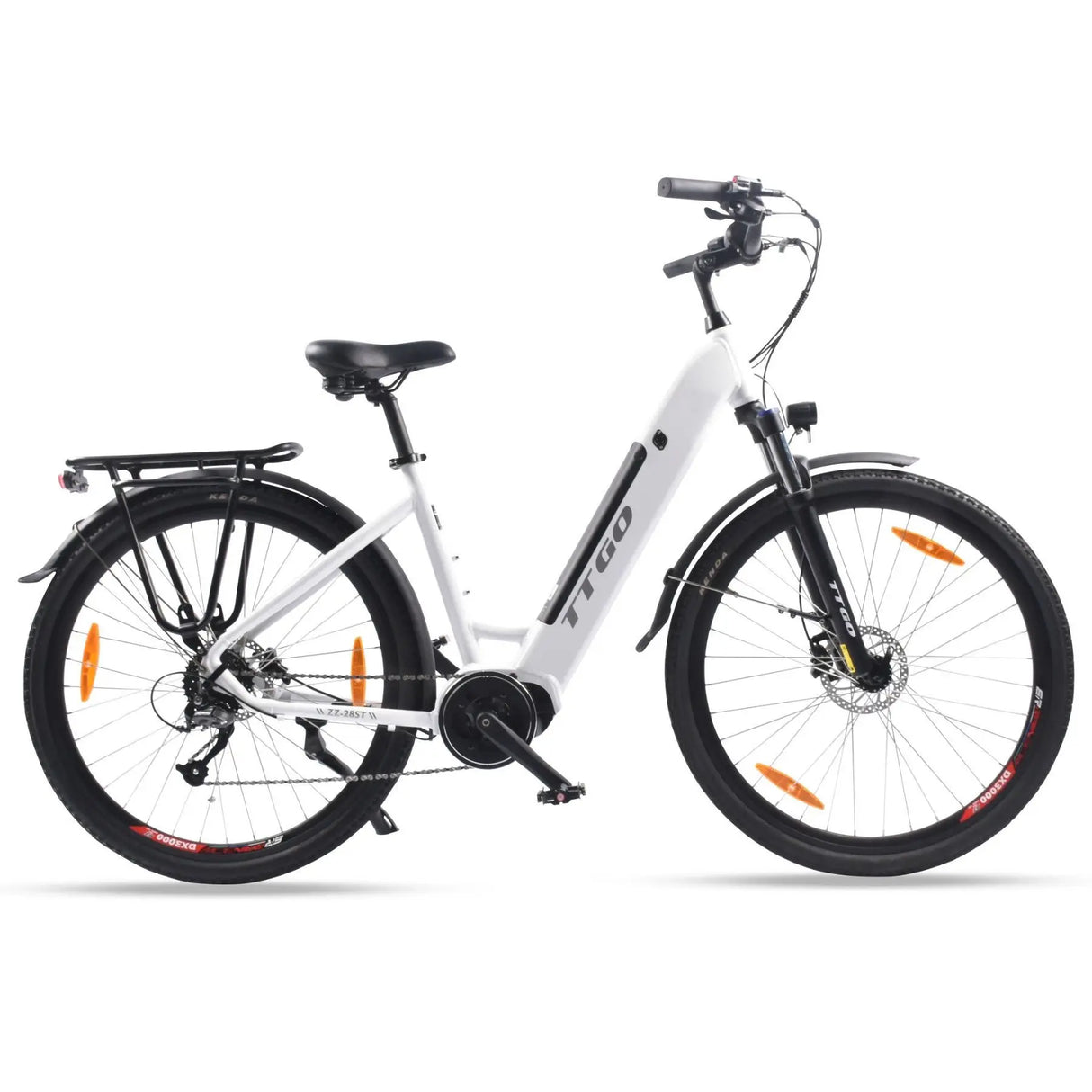 Electric City-E-Bike Mittelantrieb 250W 36V 20Ah Akku Shimano 9 Speed