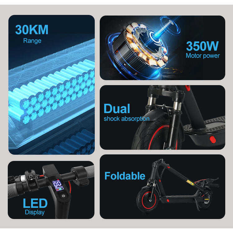 Mankeel MK085 Dual Seat Electric Scooter Cheap 2-Wheel Alloy Frame LCD Display Foldable Sensor Technology 35km 25km/h 120kg