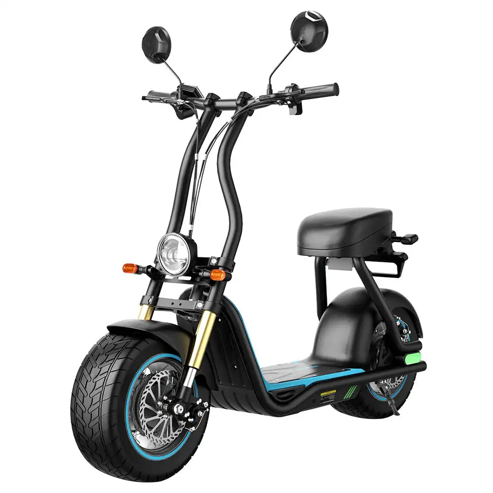 Honey Whale M5 Max Electric Scooter 1000W 48V 13Ah Battery 14 Tires with Comfortable Seat