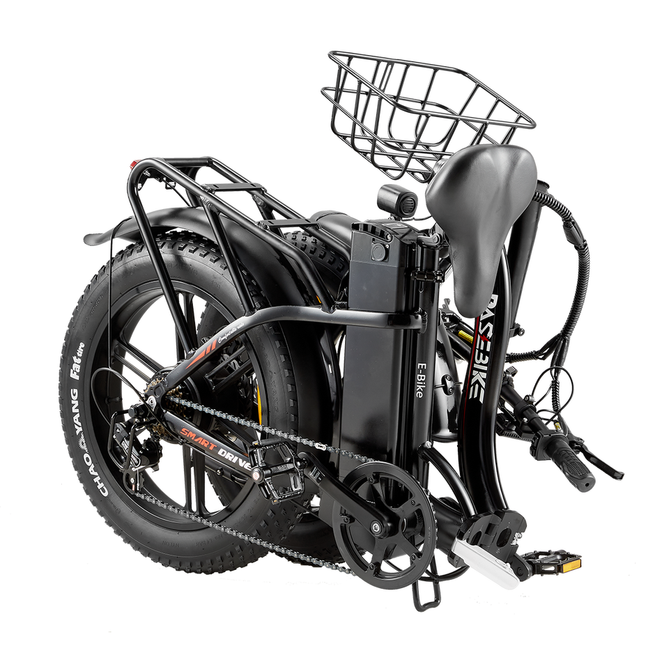 P20 Pro Folding Electric Bicycle 14-Inch Tire Steel Frame 250W-400W Motor Power 15ah Integrated Lithium Battery 7 Speed 48v