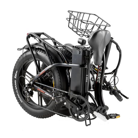 P20 Pro Folding Electric Bicycle 14-Inch Tire Steel Frame 250W-400W Motor Power 15ah Integrated Lithium Battery 7 Speed 48v