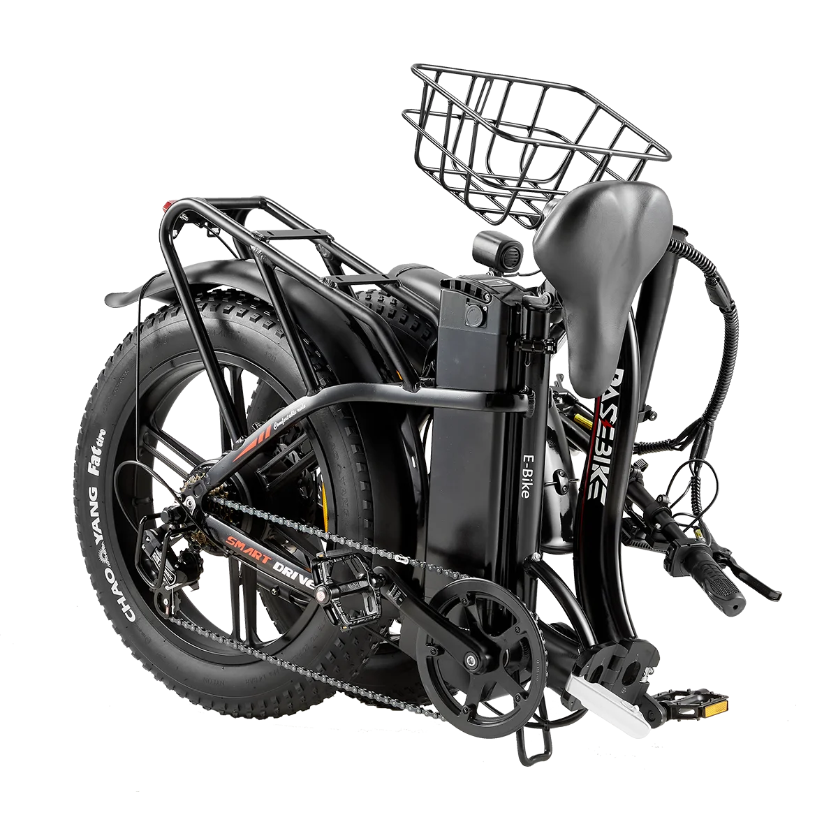 P20 Pro Folding Electric Bicycle 14-Inch Tire Steel Frame 250W-400W Motor Power 15ah Integrated Lithium Battery 7 Speed 48v