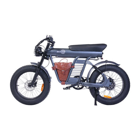 BEZIOR XF006 Electric Mountain Bike-70km Range 48V Motor Aluminum Alloy Frame 20x4.0" Wheels