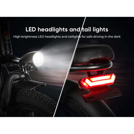 CY20 Portable Commuter Electric City Bike with Rear Hub Motor 15ah Lead Acid Battery Single Speed 50km Range Per Power