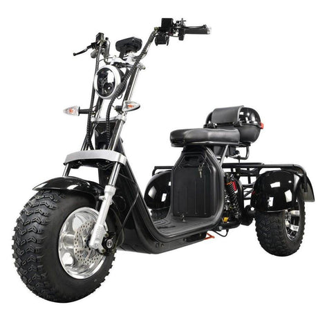 DOTMALL EHoodax 05WQ Electric Tricycles 18 Inch Fat Electric Scooter 2000W Motor 150KG Max Load 20000mAh Battery Black