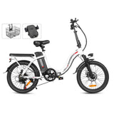 CY20 Portable Commuter Electric City Bike with Rear Hub Motor 15ah Lead Acid Battery Single Speed 50km Range Per Power