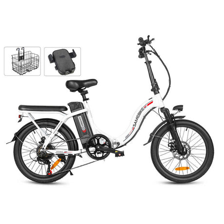 CY20 Portable Commuter Electric City Bike with Rear Hub Motor 15ah Lead Acid Battery Single Speed 50km Range Per Power