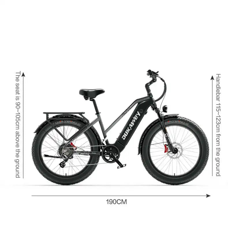 Dukawey DM530 Plus 1000W Electric Mountain Bike All Terrain Vehicle