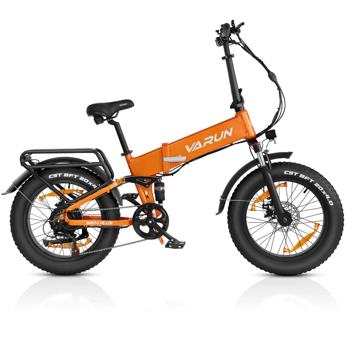 VARUN S20-1 Aluminum eBike 7-Speed Folding with Integrated Lithium Battery Brushless Rear Hub Motor 25km/h Max Speed