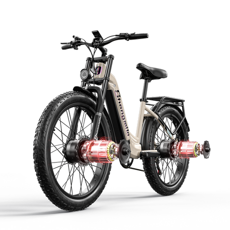 Shengmilo S700 1000W*2 Dual Motor Electric Bike 17.5Ah Battery
